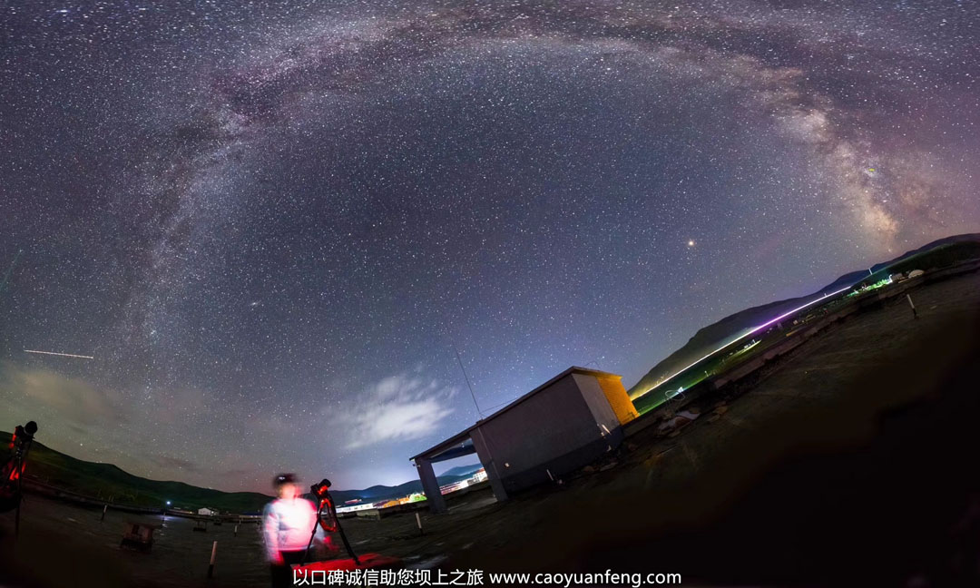 壩上草原夜晚最美的星空