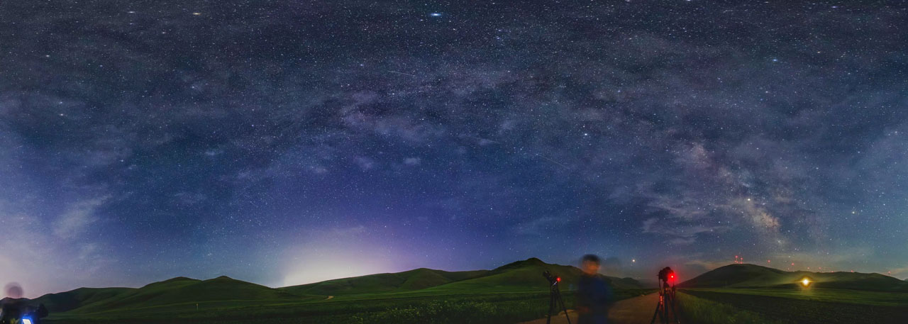 壩上草原夜晚最美的星空